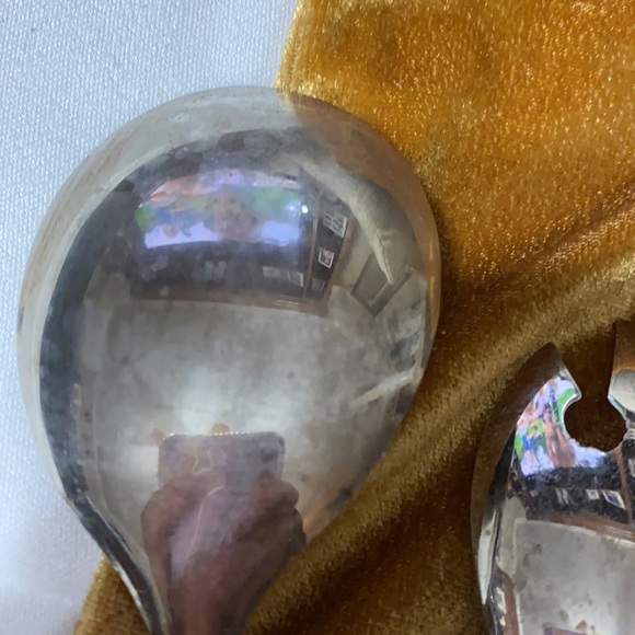 Vintage silver plated serving spoons. Made n Italy - Picture 9 of 10